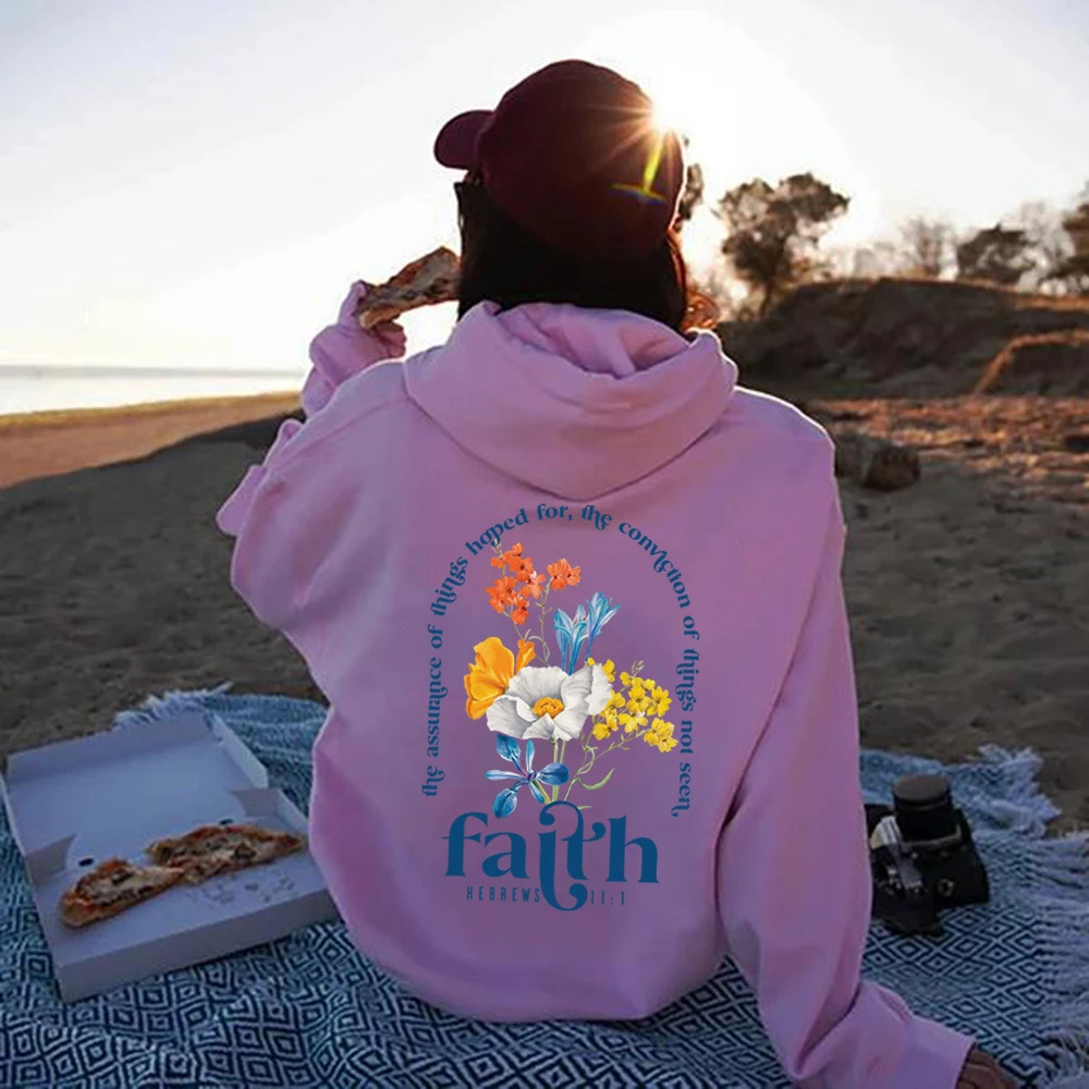 Aesthetic Christian Hoodies Bible Verse Hoodie Women CJdropshipping