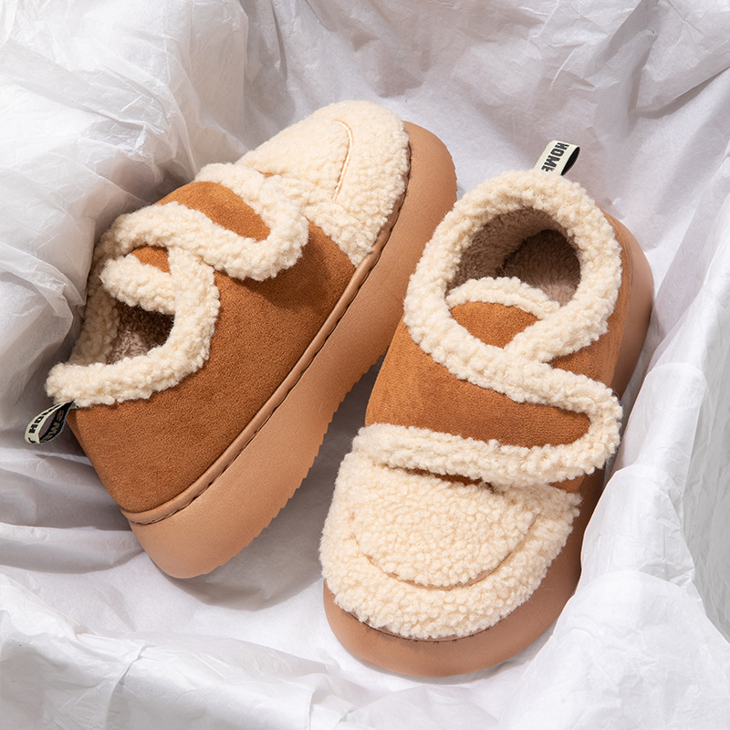 Women's Cotton-padded Shoes Winter Lambskin Korean Style - CJdropshipping