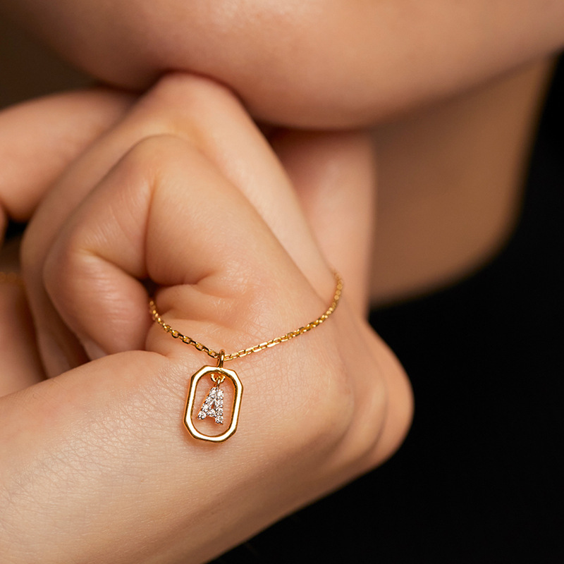 mini-small-letter-sterling-silver-18k-necklace-simple-and-light-luxury