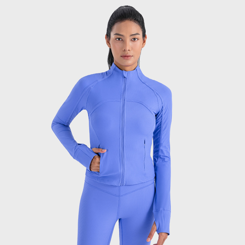 Women's Half Turtleneck Sports Fitness Jacket CJdropshipping