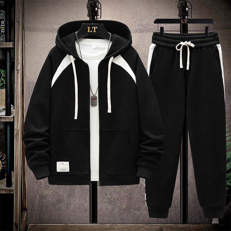 Casual Sports Suit Men's Loose Sportswear Hooded - CJdropshipping