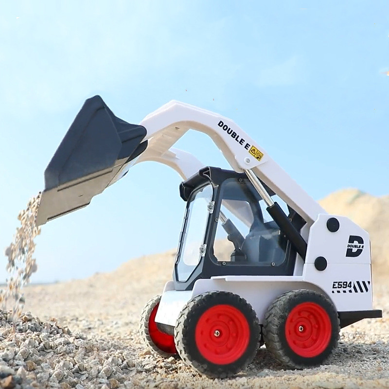 Double E Remote Control Skid Steer Loader Children's Large Forklift Toy CJdropshipping