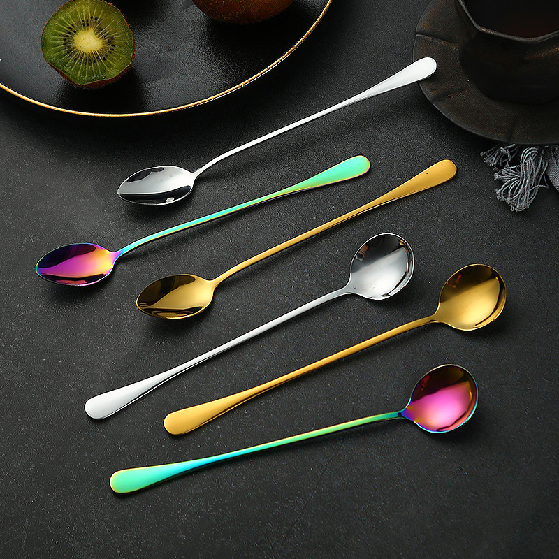 Stainless Steel Long Spoon Stirring Spoon CJdropshipping