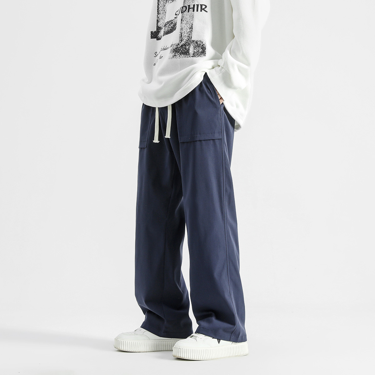 Sports Pants Baggy Straight Trousers Men - CJdropshipping