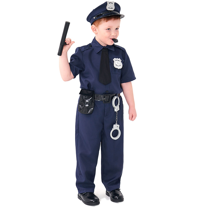 Halloween Boy Police Uniform Suit - CJdropshipping