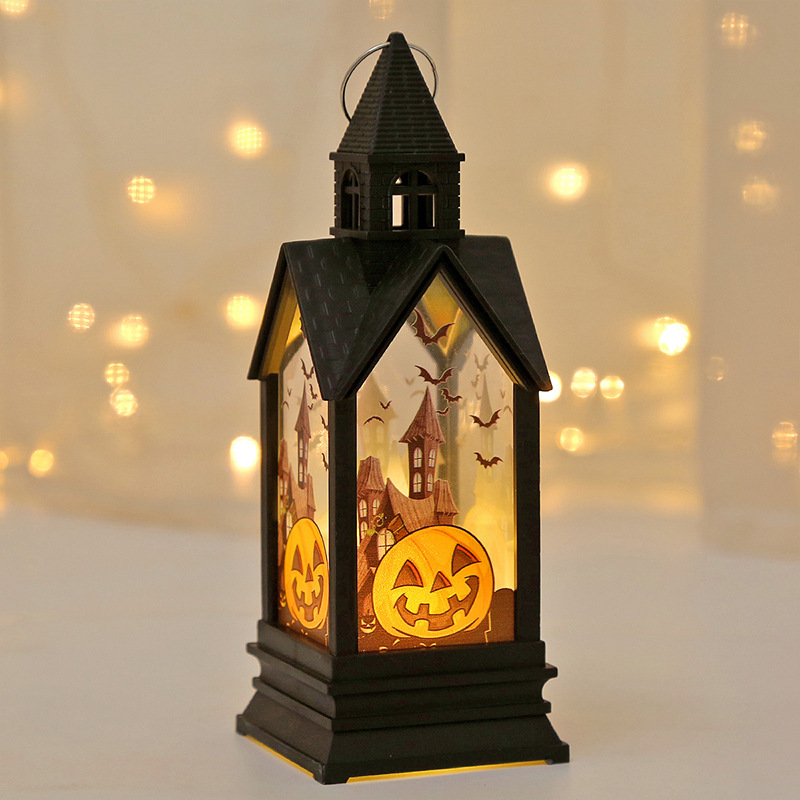 Dropship Vintage LED Halloween Candle Lantern Halloween Lantern